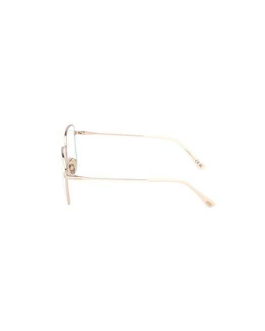 Tom Ford Black Ft6136-B 025 Optical Frames Metal Squared Normal