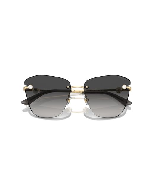 Jimmy Choo Black Jc4004Hb 30068G Sunglasses Metal Butterfly Normal Shaded