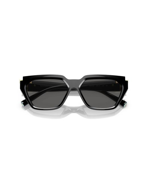 Tiffany & Co Black Tf4205U 8001S4 Sunglasses Injected Geometric Normal Shaded