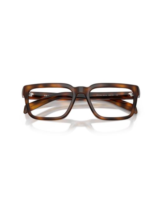 Prada Black Pr D04V 20D1O1 Optical Frames Acetate Transparent Pillow Normal