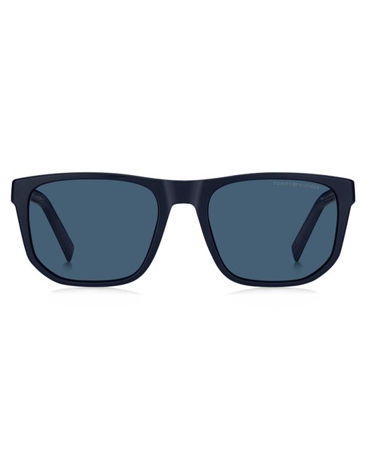 Tommy Hilfiger Black Th 2200/S Pjp/Ku Sunglasses Eco-Poliame Squared Normal for men