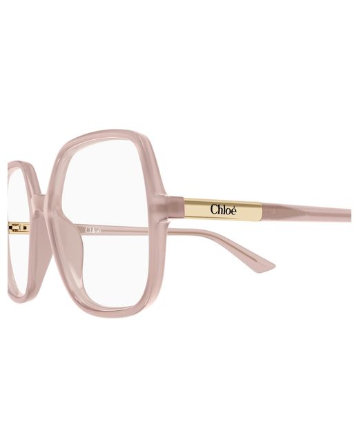 Chloé Black Ch0368O 004 Optical Frames Acetate Transparent Geometric
