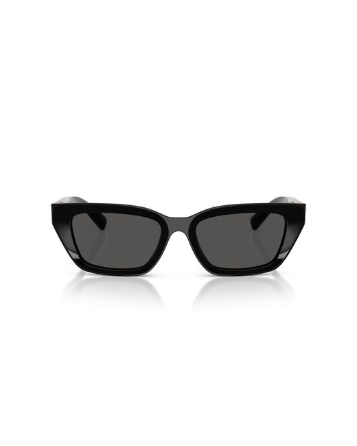 Dolce & Gabbana Black Dg4532 501/87 Sunglasses Acetate Cat Eye Normal