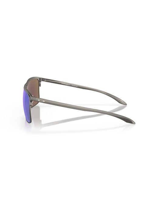 Oakley Blue Oo6048 Holbrook Ti 604804 Sunglasses Titanium Squared Polarized Prizm for men