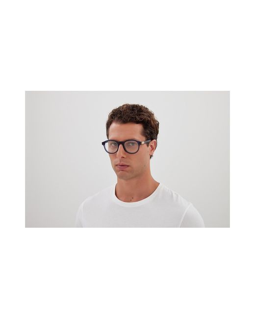 Gucci Black Gg1503O 003 Optical Frames Acetate Transparent Round for men