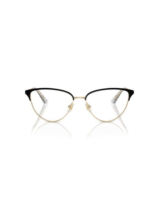 Jimmy Choo Black Jc2002 3015 Optical Frames Metal Cat Eye