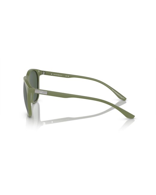 Emporio Armani Green Ea4210 542471 Sunglasses Injected Pantos Normal for men
