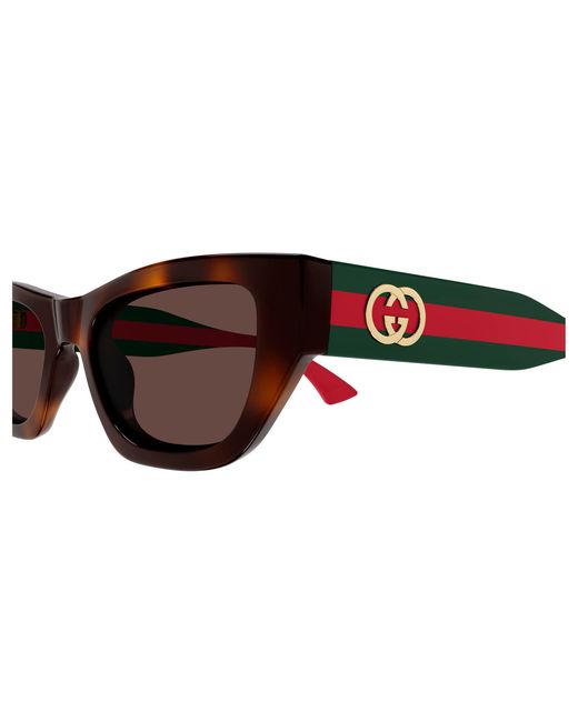 Gucci Black Gg2116S 002 Sunglasses Acetate Cat Eye