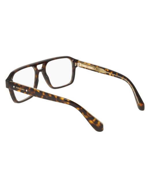 Ferragamo Black Sf3085 242 Optical Frames Acetate Squared Normal for men