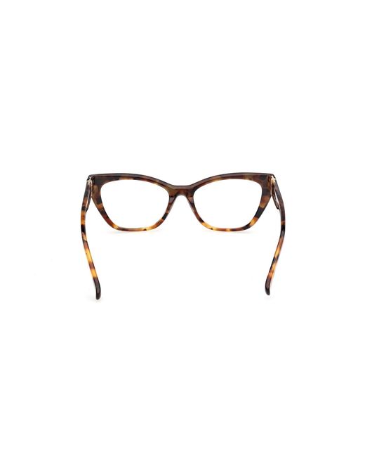 Max Mara Black Mm5228 056 Optical Frames Acetate Cat Eye Normal