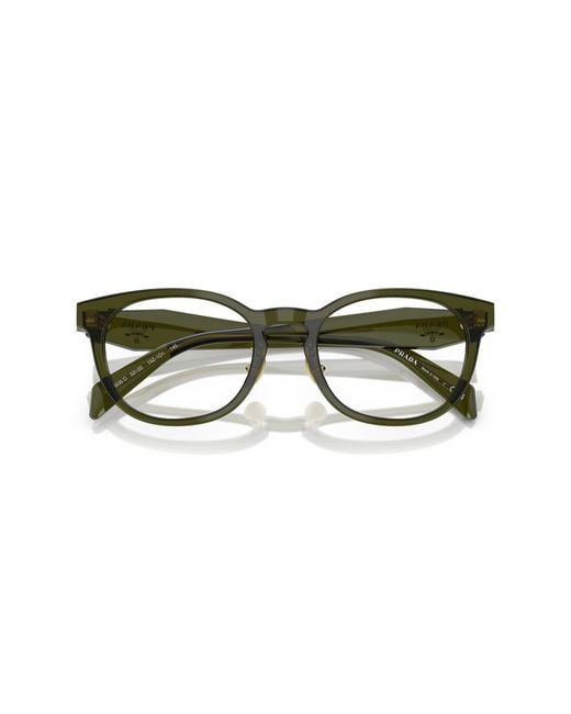 Prada Black Pr B06Vd 19Z1O1 Optical Frames Acetate Pantos Normal