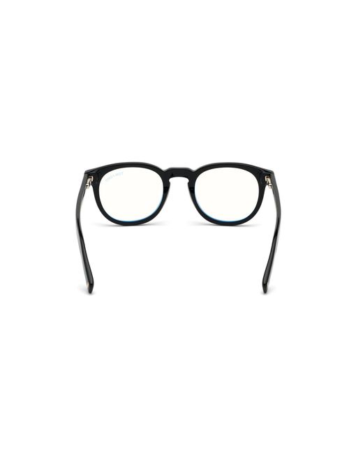 Tom Ford Black Ft5629-B 052 Optical Frames Acetate Round Normal for men