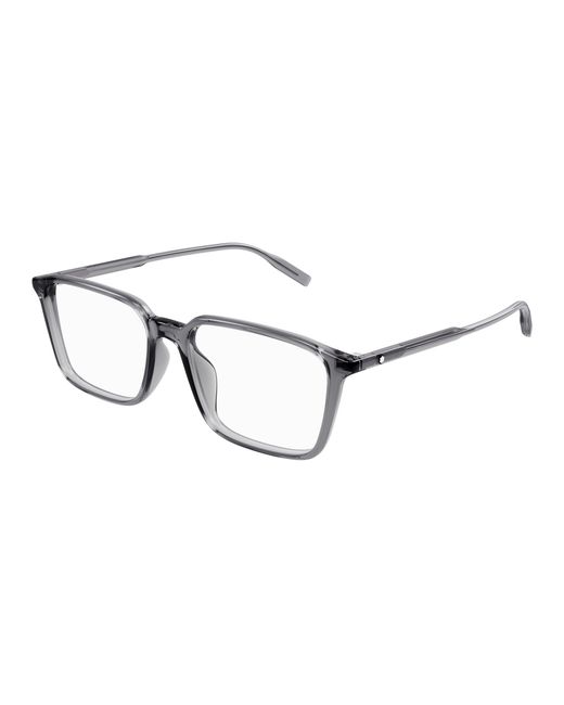 Montblanc Black Mb0293Oa 003 Optical Frames Acetate Squared for men