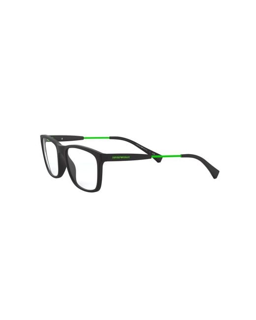 Emporio Armani Black Ea3165 5042 Optical Frames Plastic Squared for men
