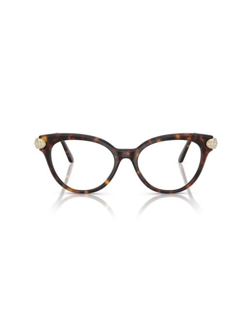Swarovski Black Sk2046 1002 Optical Frames Acetate Pantos Normal