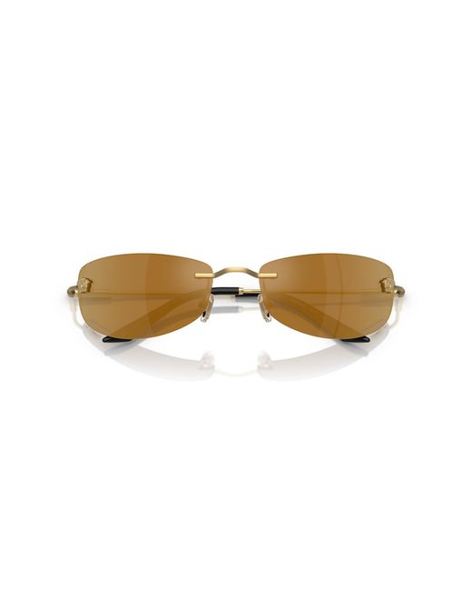 Versace Black Ve2279 10027I Sunglasses Metal Squared Normal for men