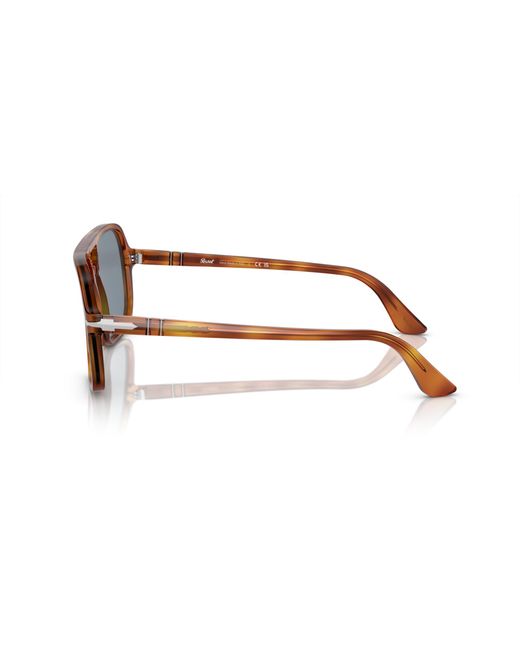 Persol Black Po3328S 96/56 Sunglasses Acetate Pilot Normal for men