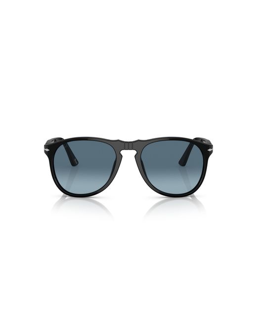 Persol Black Po9649S 95/Q8 Sunglasses Plastic Pilot Normal Shaded for men