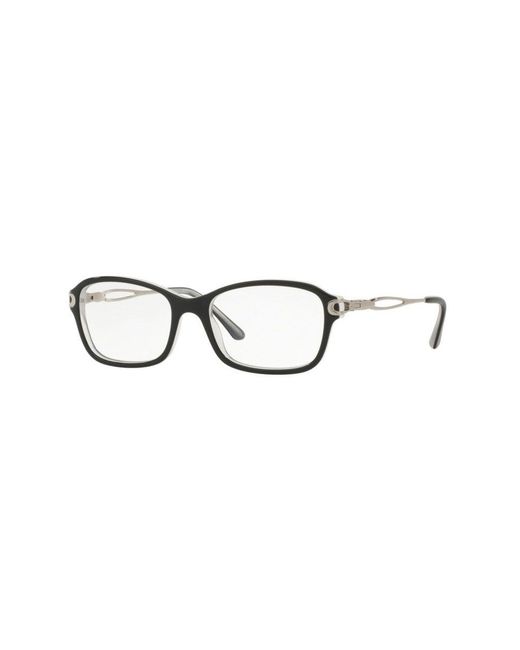 Sferoflex Black Sf1557B C555 Optical Frames Plastic Squared