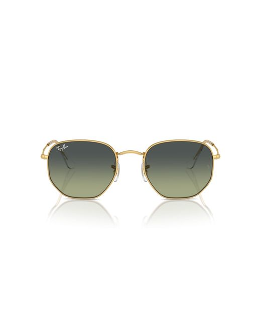 Ray-Ban Black Rb3548 Hexagonal Sunglasses