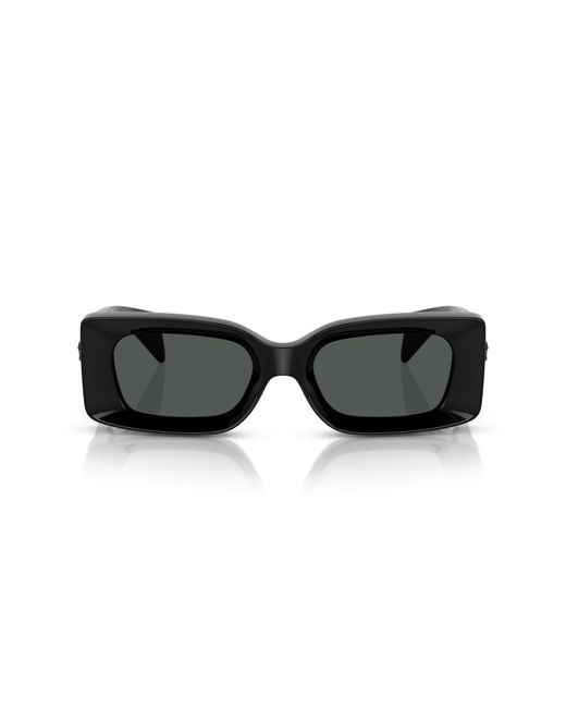 Versace Black Ve4474U Gb1/87 Sunglasses Injected Squared Normal