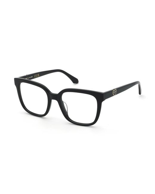Twinset Black Vtw090 700 Optical Frames Acetate Squared