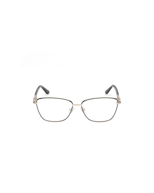 Guess Black Gu50179 097 Optical Frames Metal Squared Normal