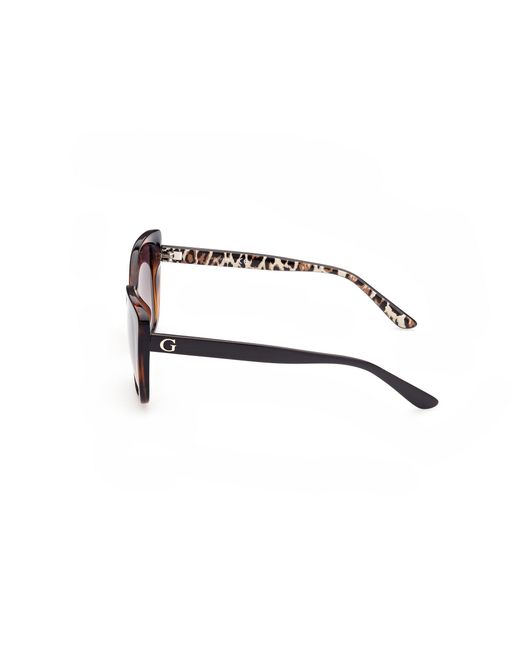 Guess Black Gu7829 52F Sunglasses Injected Squared Normal Shaded