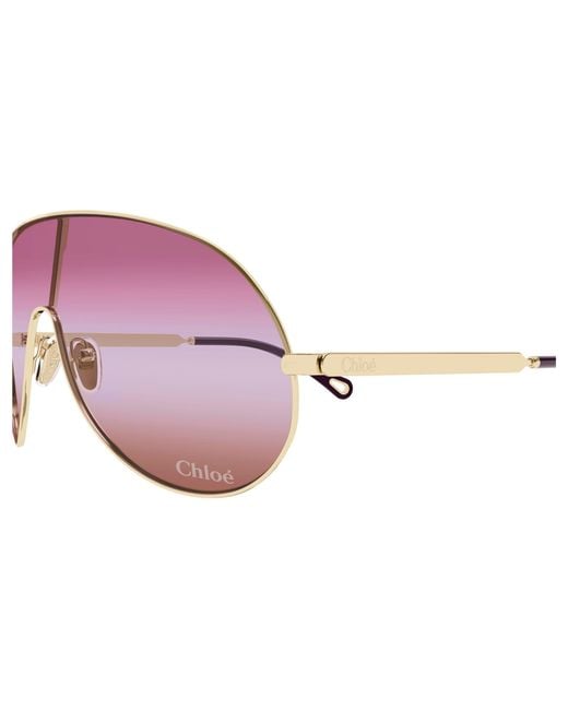 Chloé Black Ch0283S 003 Sunglasses Metal Mask