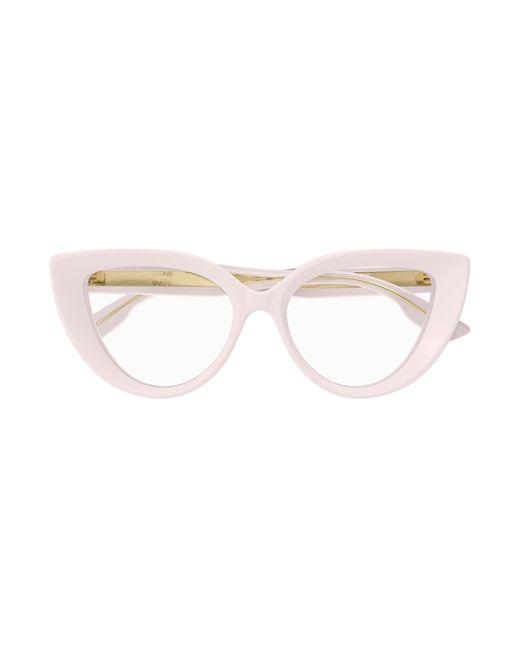 Gucci Black Gg1530O 004 Optical Frames Acetate Transparent Cat Eye
