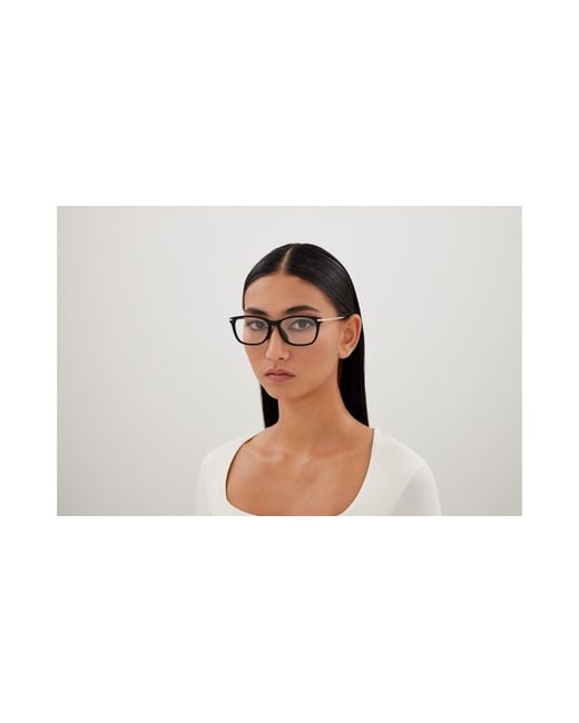 Gucci Black Gg1902Oa 002 Optical Frames Acetate Transparent Squared