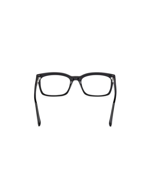 Guess Black Gu50329 001 Optical Frames Acetate Squared Normal for men