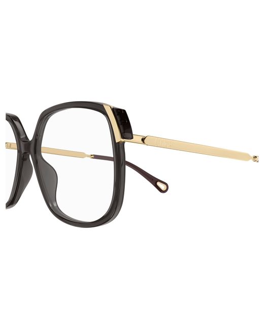 Chloé Black Ch0287O 006 Optical Frames Acetate Transparent Squared