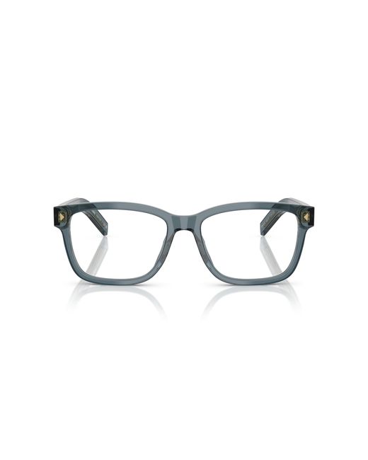 Prada Black Pr B10V 18T1O1 Optical Frames Acetate Transparent Squared Normal for men