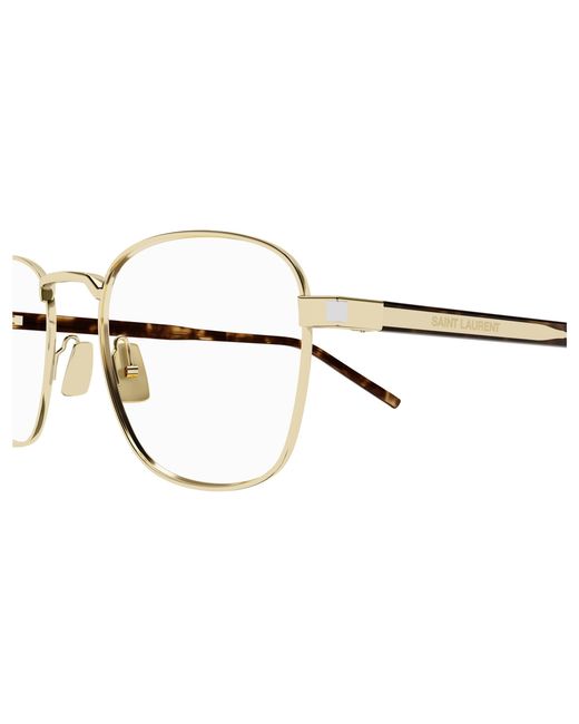 Saint Laurent Black Sl 699 006 Optical Frames Metal Transparent Round