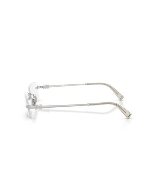 Miu Miu Black Mu 50Yv 1Bc1O1 Optical Frames Metal Transparent Squared Normal