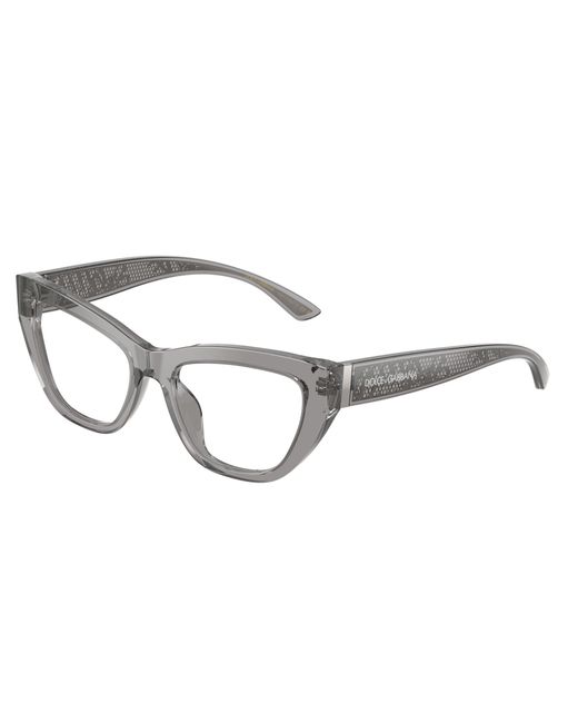 Dolce & Gabbana Black Dg3412 3160 Optical Frames Acetate Transparent Cat Eye Normal