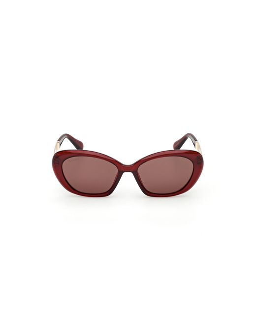 MAX&Co. Black Mo0133 66E Sunglasses Injected Round Normal