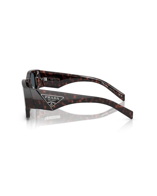 Prada Black Pr 10Zs 17N70B Sunglasses Acetate Pillow Normal for men