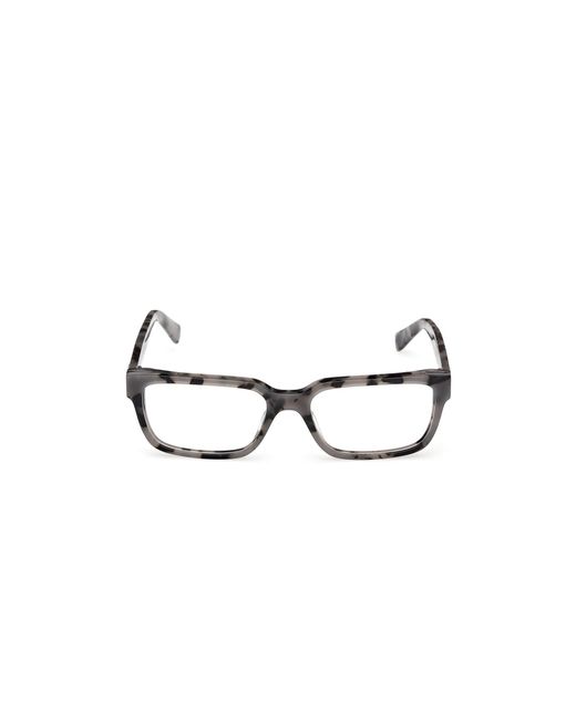 Guess Black Gu50329 020 Optical Frames Acetate Squared Normal for men