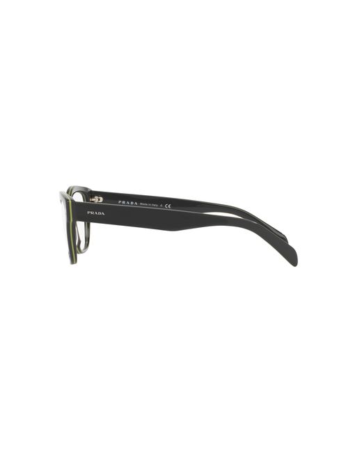 Prada Black Pr 27Sv Ur01O1 Optical Frames Outlet Plastic Cat Eye