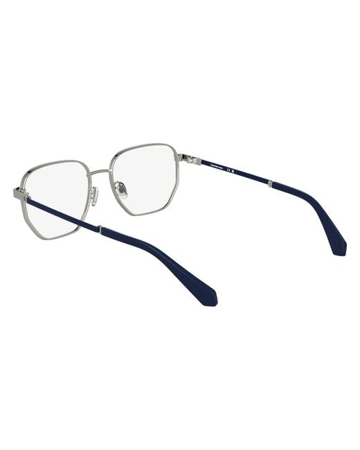Calvin Klein Black Ckj25203 040 Optical Frames Metal Squared Normal