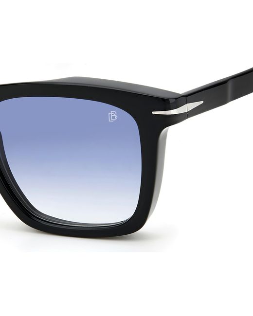 David Beckham Black Db 7000/S Bsc/08 Sunglasses Plastic Squared Shaded for men