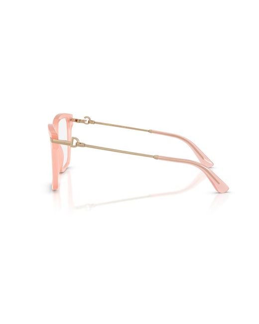 Dolce & Gabbana Black Dg3397 3436 Optical Frames Acetate Transparent Squared Normal