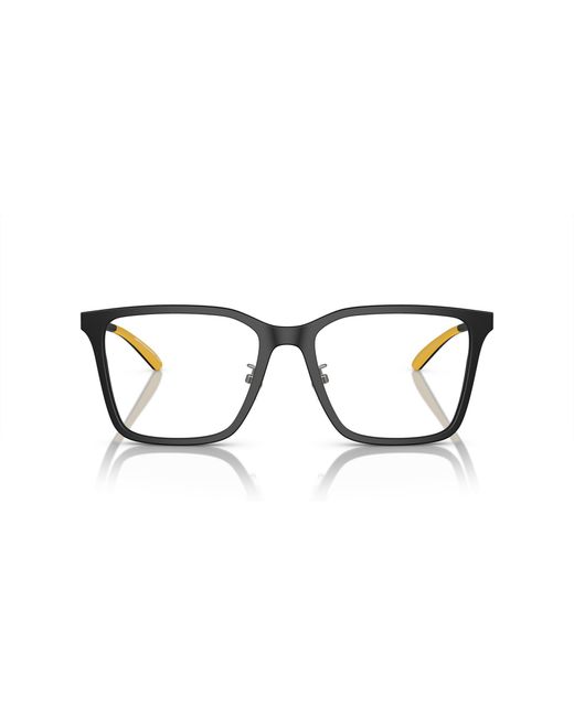 Emporio Armani Black Ea3232D 5001 Optical Frames Acetate Transparent Squared Normal for men