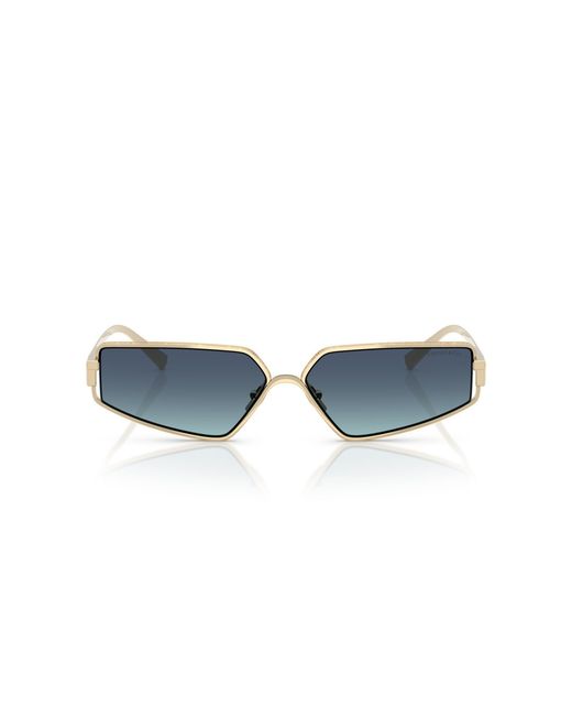 Tiffany & Co Black Tf3113Kb 62239S Sunglasses Metal Geometric Normal Shaded