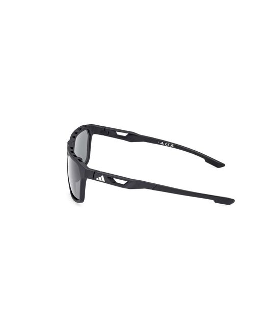 Adidas Originals Black Sp0096 02N Sunglasses Injected Squared Normal for men