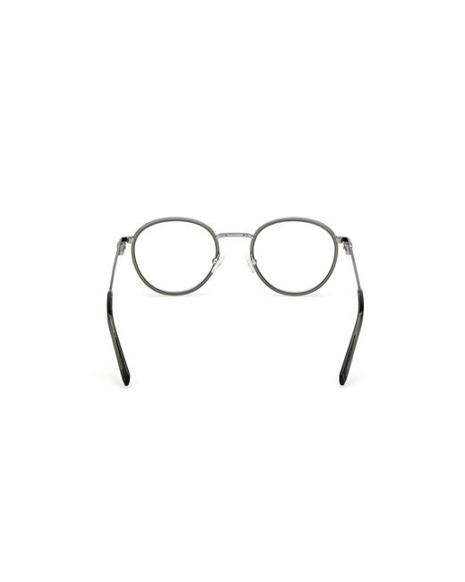 Guess Black Gu50324 096 Optical Frames Injected Round Normal for men