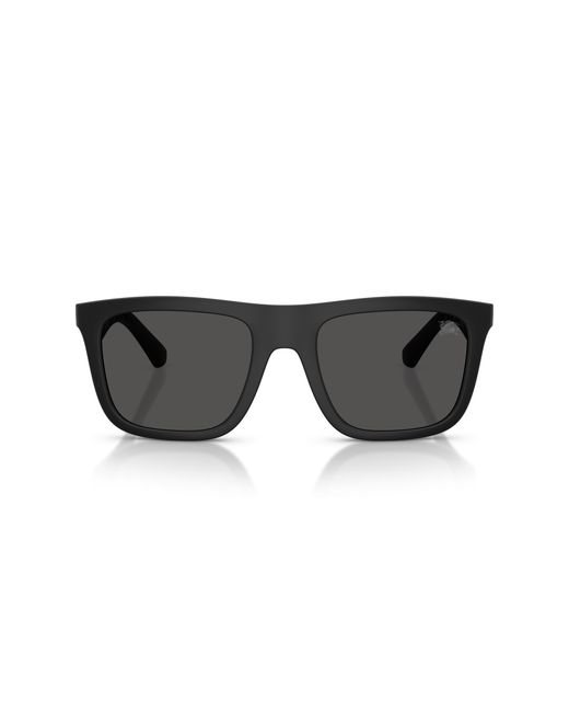 Burberry Black Be4458U 346487 Sunglasses Injected Squared Normal for men