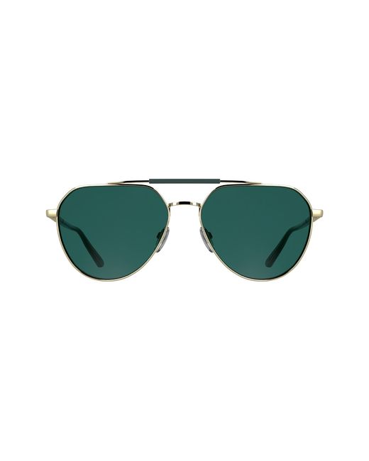 Calvin Klein Black Ck26100S 717 Sunglasses Metal Petrolium Pilot Normal